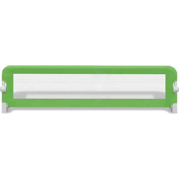 Kleinkind-Bettschutzgitter 2 Stk. Grün 150x42 cm