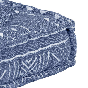 Pouf Indigo Stoff