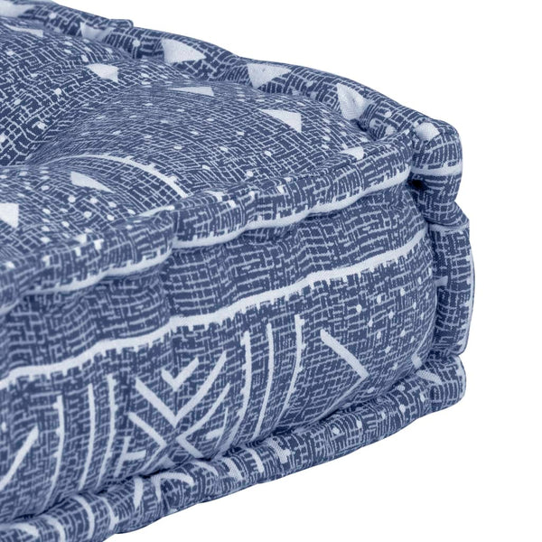 Pouf Indigo Stoff