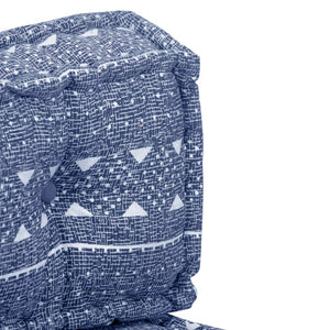Pouf Indigo Stoff