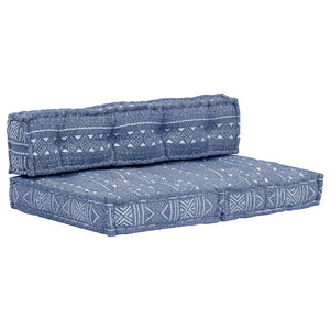 Pouf Indigo Stoff
