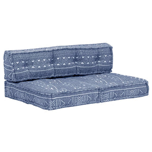 Pouf Indigo Stoff