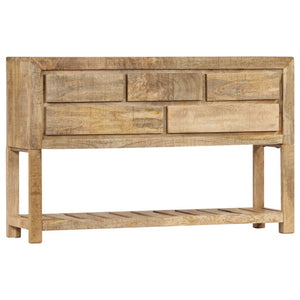 Sideboard 120x30x75 cm Massivholz Mango