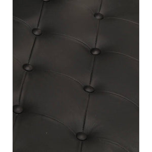 vidaXL Fauteuil Aviateur Cuir véritable Noir