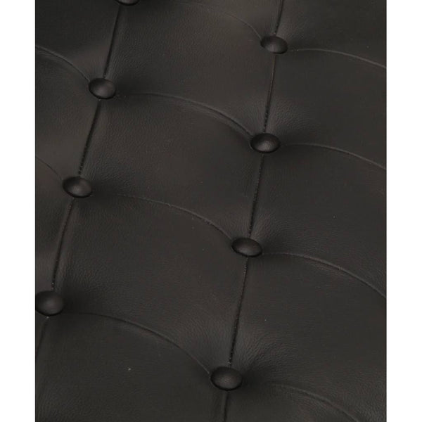 Fliegersessel Schwarz Echtleder