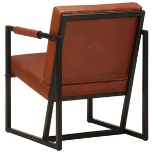 Sessel Braun Echtleder