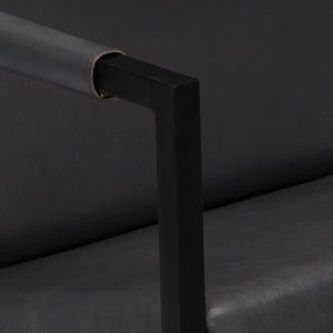 vidaXL Fauteuil Gris Cuir Véritable