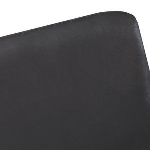 vidaXL Fauteuil Gris Cuir Véritable