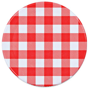 Marmeladengläser 110 ml mit Rot/Weißen Deckeln - 96 Stück