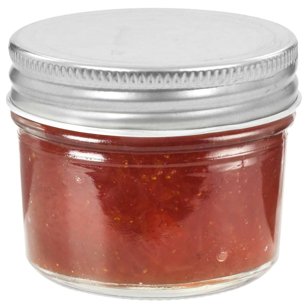 Marmeladengläser 110 ml mit Silberdeckel, 24er Set