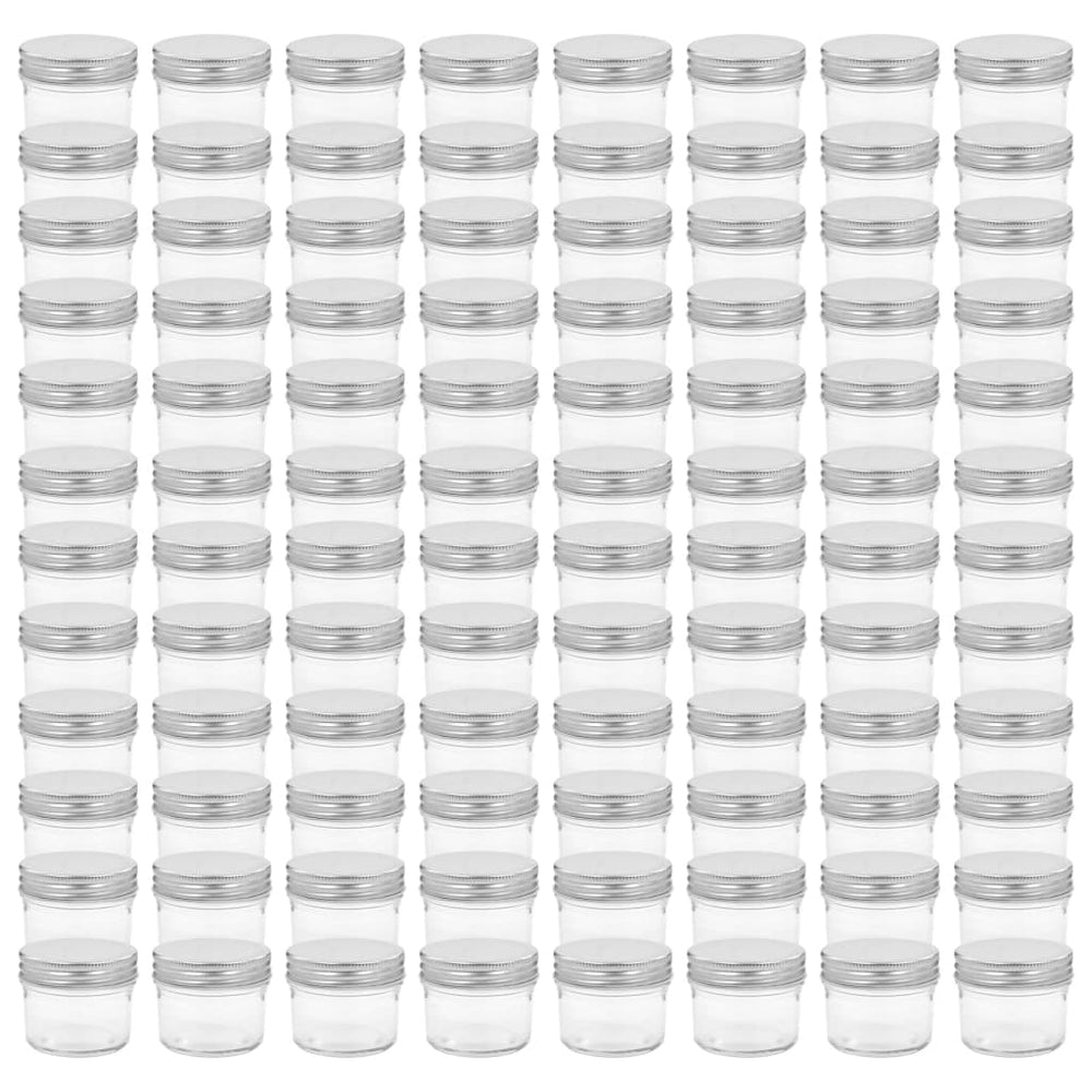Marmeladengläser mit Deckel 110 ml, 96er Set