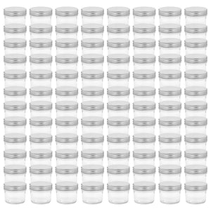 Marmeladengläser mit Deckel 110 ml, 96er Set