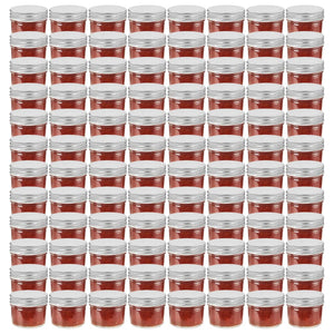 Marmeladengläser mit Deckel 110 ml, 96er Set