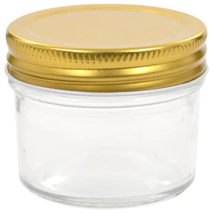 Marmeladengläser Golddeckel 110 ml, 24er Set