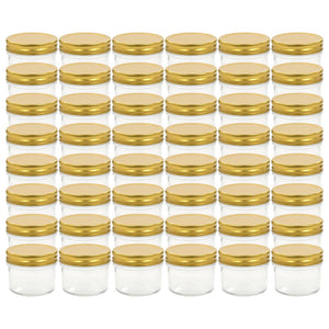 Marmeladengläser 48 Stk. Golddeckel 110 ml