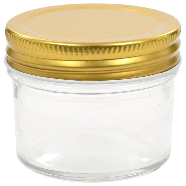 Marmeladengläser 48 Stk. Golddeckel 110 ml