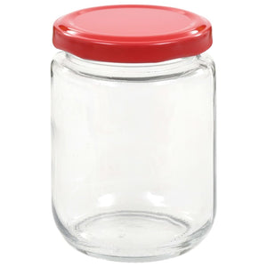 Marmeladengläser mit Rotem Deckel, 230 ml, 96 Stk.
