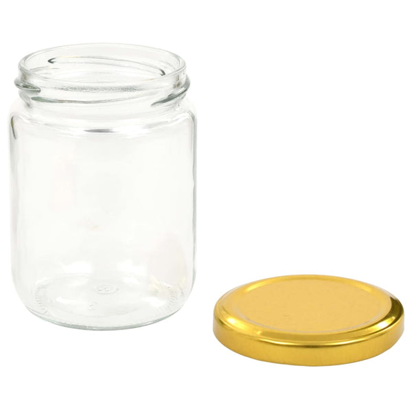 Marmeladengläser 48 Stk. 230 ml mit Golddeckel