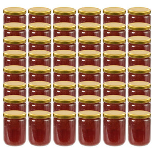 Marmeladengläser 48 Stk. 230 ml mit Golddeckel