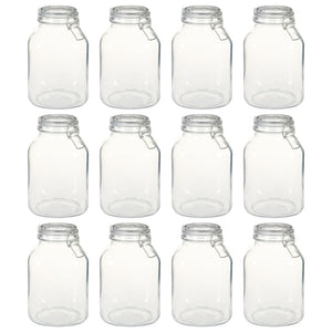 Einmachgläser Bügelverschluss 3L, 12er Set