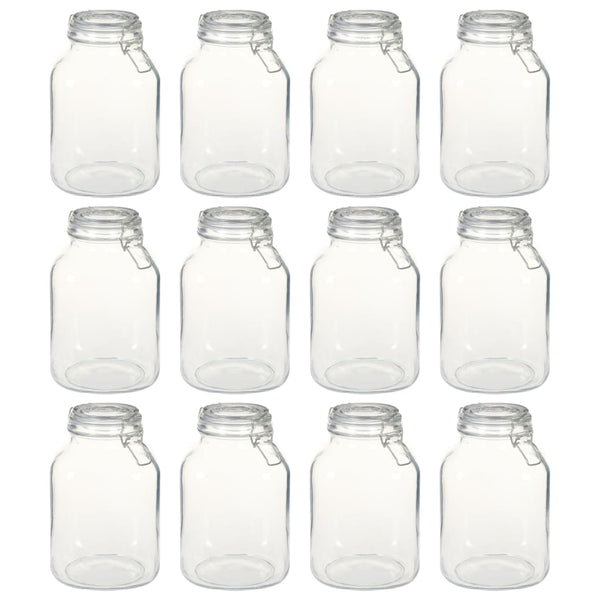 Einmachgläser Bügelverschluss 3L, 12er Set