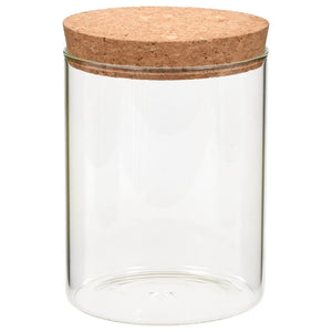 Vorratsgläser mit Korkdeckel 650ml, 6er Set