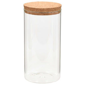 Vorratsgläser mit Korkdeckel 1100 ml, 6er-Set