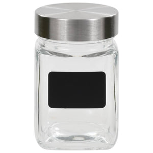 Vorratsgläser 300 ml mit Aufkleber, 12er Set