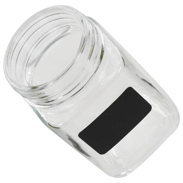 Vorratsgläser 300 ml mit Aufkleber, 12er Set