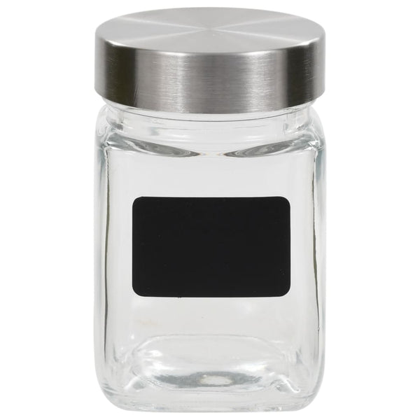 Vorratsgläser 300 ml mit Etiketten, 24er Set