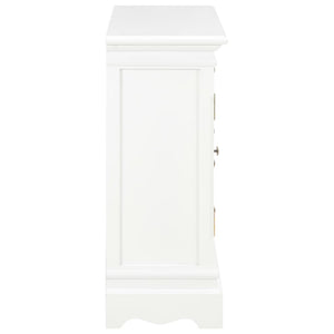 Sideboard Weiß 70x28x70 cm Massivholz Kiefer