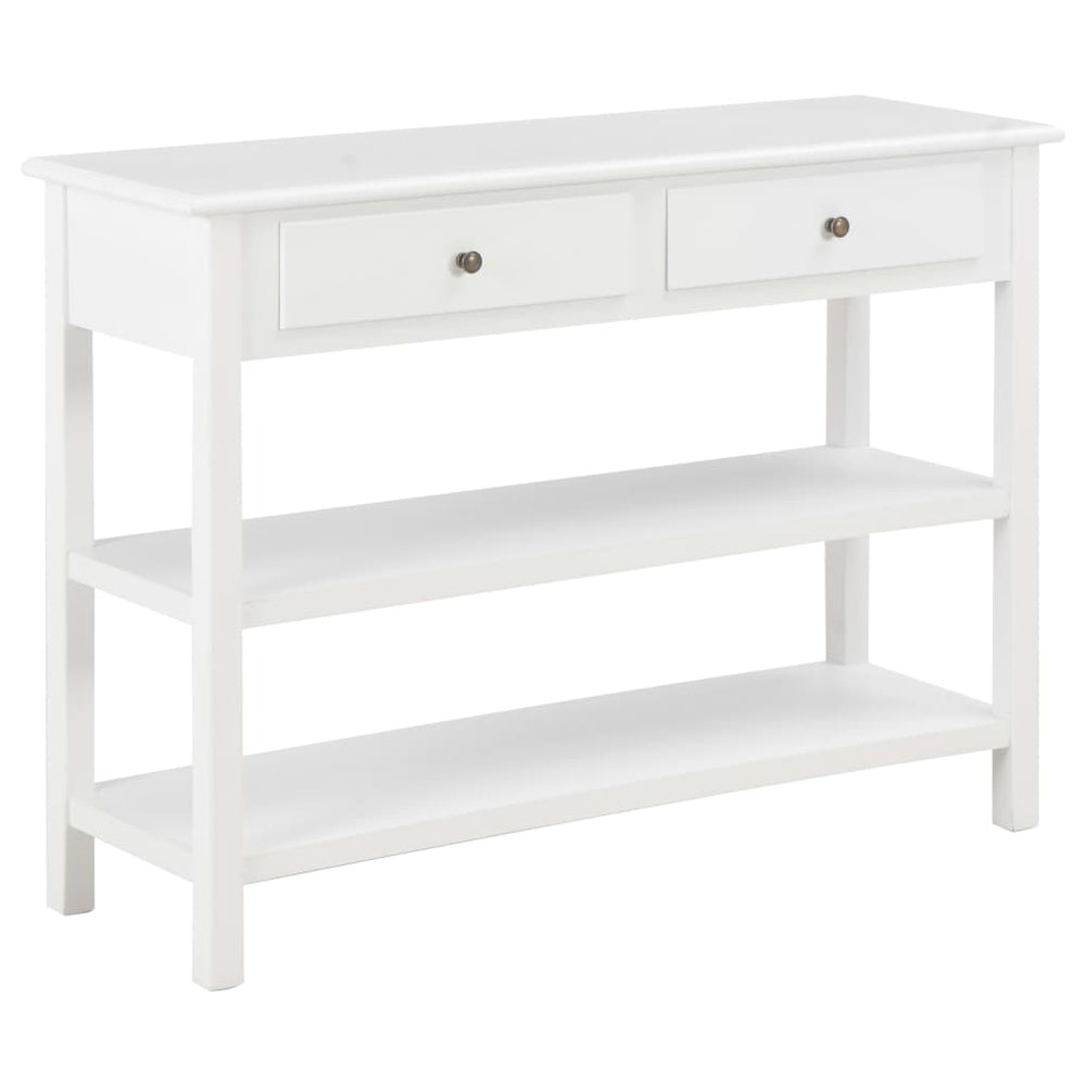vidaXL Sideboard White 110x35x80 cm MDF