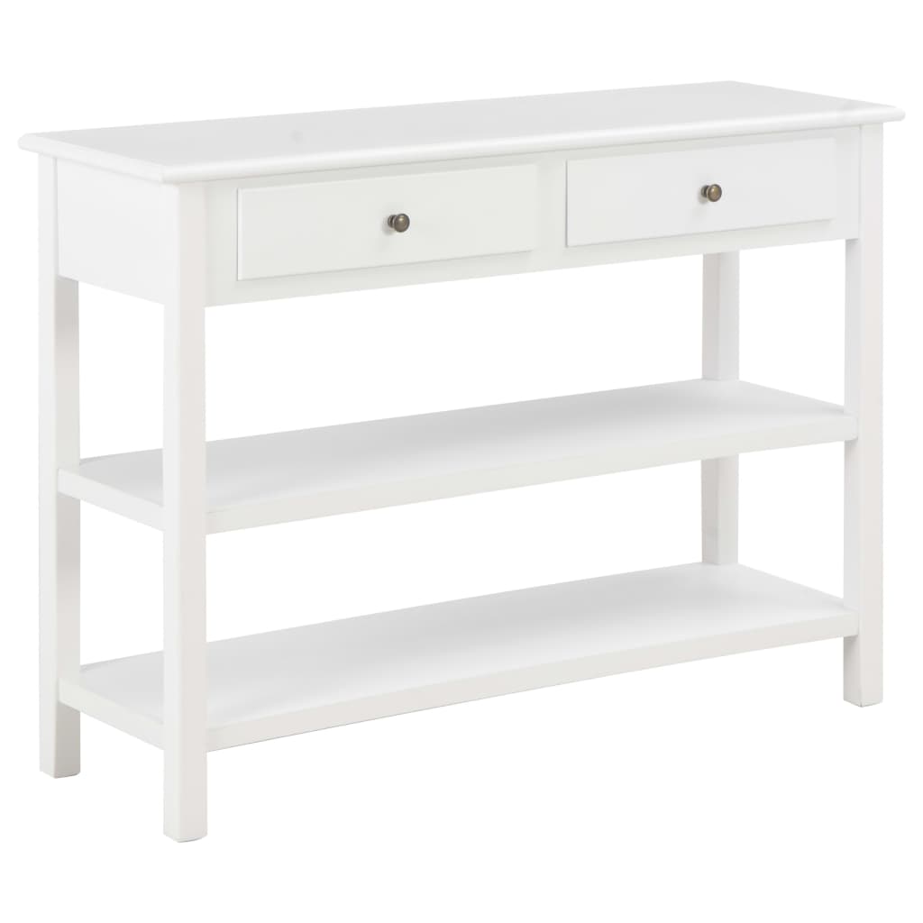 vidaXL Sideboard White 110x35x80 cm MDF