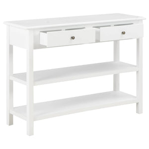 vidaXL Sideboard White 110x35x80 cm MDF