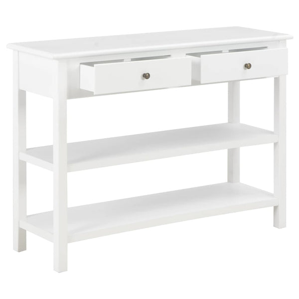 vidaXL Sideboard White 110x35x80 cm MDF