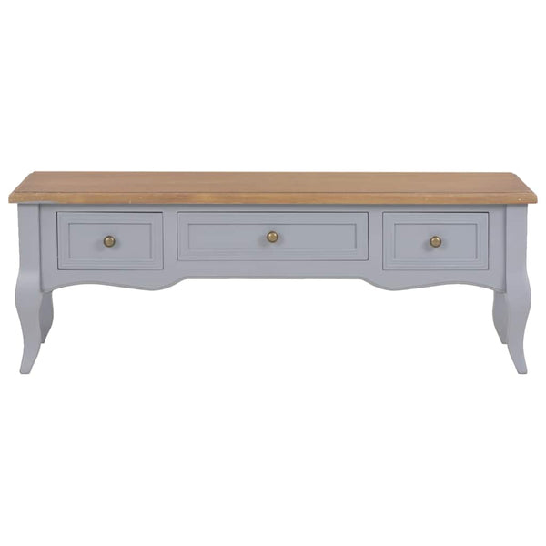 TV-Schrank Grau 100 x 35 x 35 cm Holz