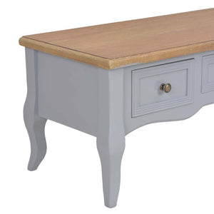 TV-Schrank Grau 100 x 35 x 35 cm Holz