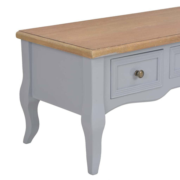 TV-Schrank Grau 100 x 35 x 35 cm Holz