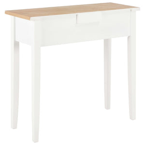 Frisiertisch Konsolentisch Weiß 79 x 30 x 74 cm Holz
