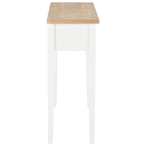 Frisiertisch Konsolentisch Weiß 79 x 30 x 74 cm Holz