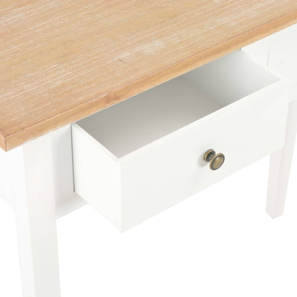 Frisiertisch Konsolentisch Weiß 79 x 30 x 74 cm Holz
