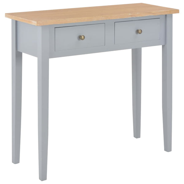 Frisiertisch Konsolentisch Grau 79 x 30 x 74 cm Holz