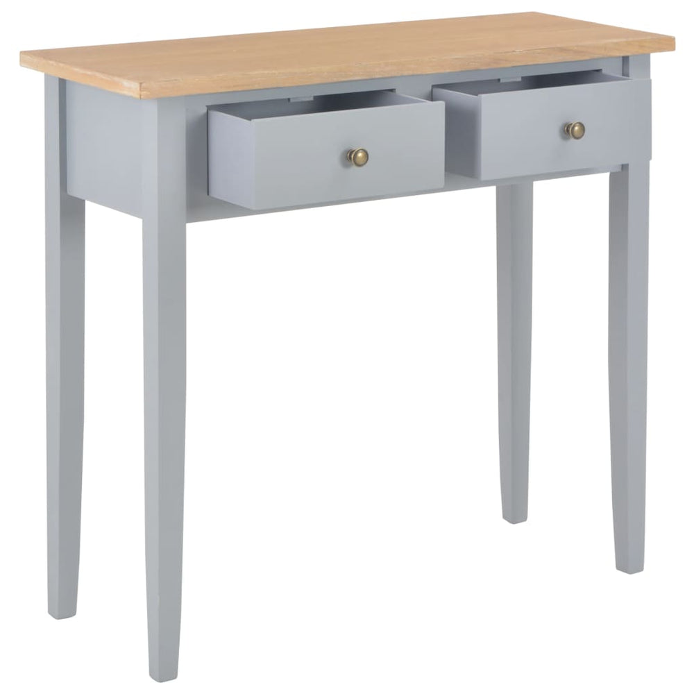 Frisiertisch Konsolentisch Grau 79 x 30 x 74 cm Holz