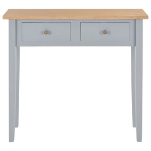 Frisiertisch Konsolentisch Grau 79 x 30 x 74 cm Holz