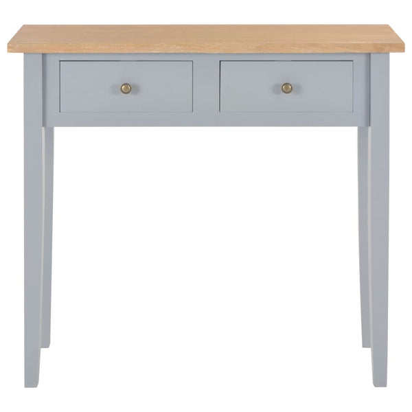 Frisiertisch Konsolentisch Grau 79 x 30 x 74 cm Holz