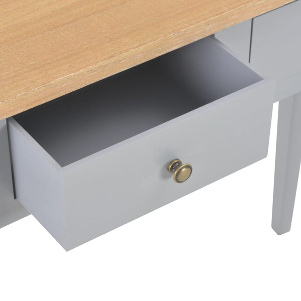 Frisiertisch Konsolentisch Grau 79 x 30 x 74 cm Holz