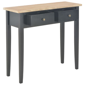 Frisiertisch Konsolentisch Schwarz 79x30x74 cm Holz