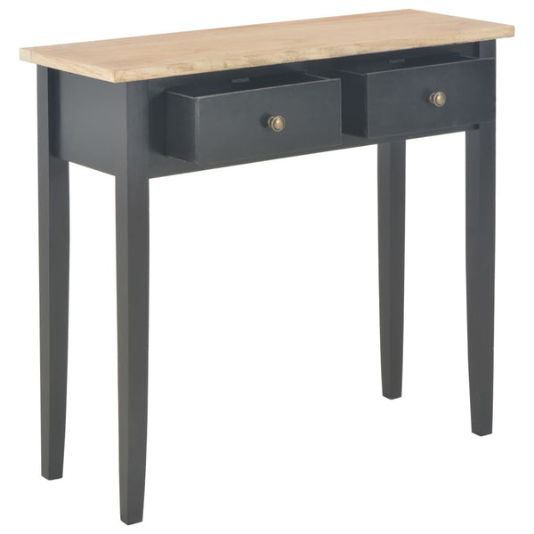 Frisiertisch Konsolentisch Schwarz 79x30x74 cm Holz