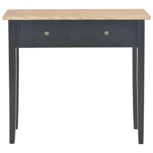 Frisiertisch Konsolentisch Schwarz 79x30x74 cm Holz