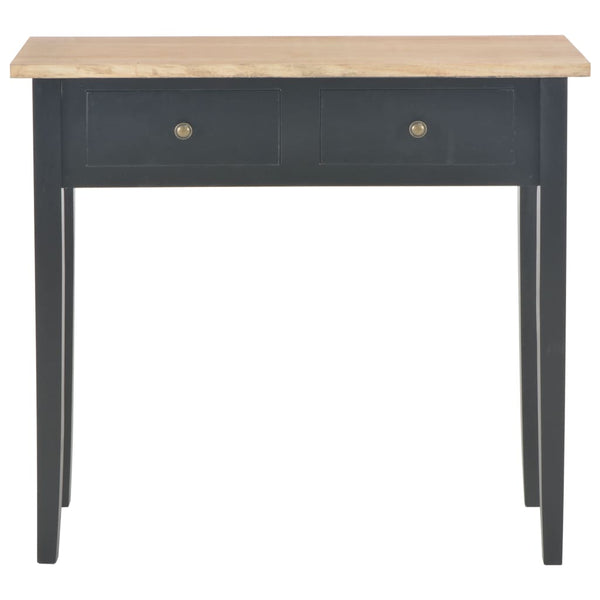 Frisiertisch Konsolentisch Schwarz 79x30x74 cm Holz
